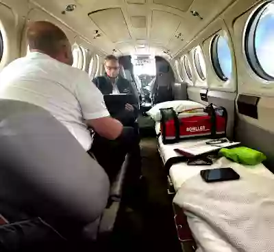 inside air ambulance