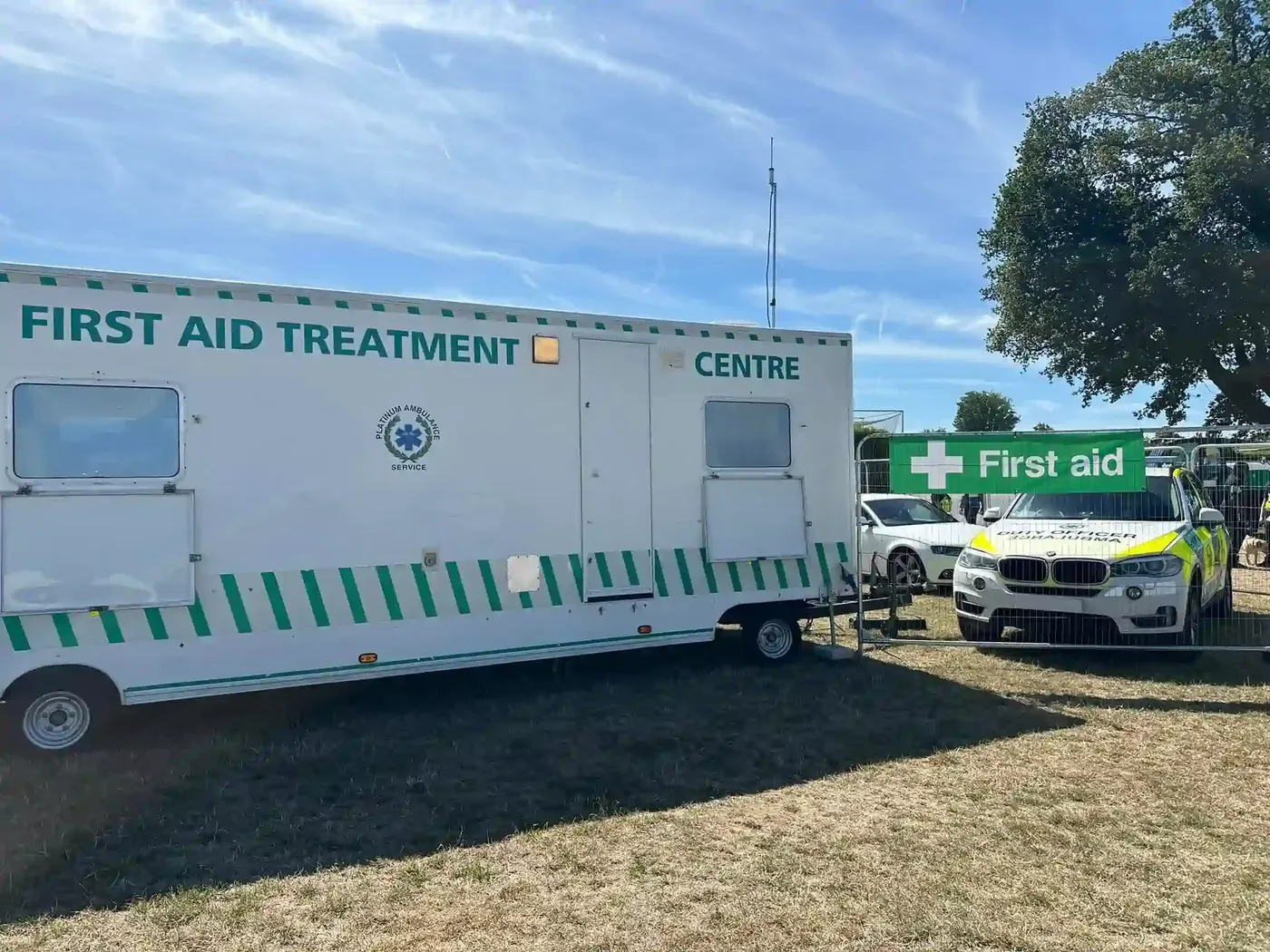 Event treatment centre
