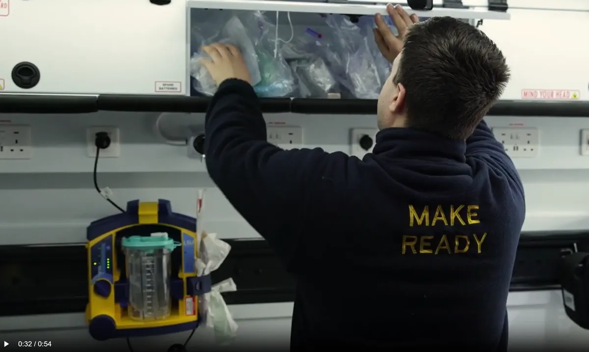 Make Ready Operative preparing a vehicle